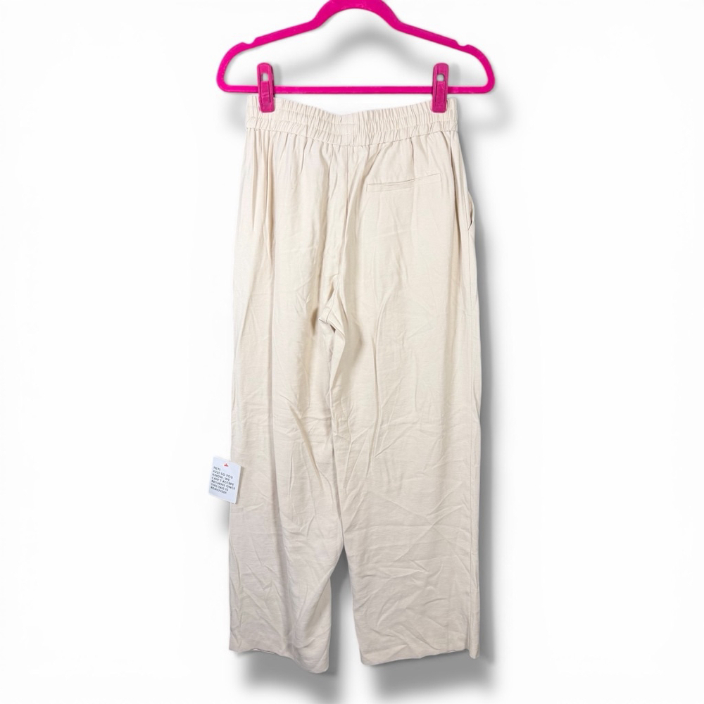 Women's Topshop Beige Wide Leg Pants Size 4 - Picture 4 of 5